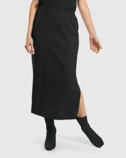 Women Alembika Pants & Skirts<Goodfella Pencil Skirt, Black