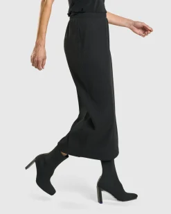 Women Alembika Pants & Skirts<Goodfella Pencil Skirt, Black