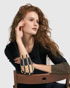 Women Alembika Plus<Go-To Long Sleeve Top, Coffee