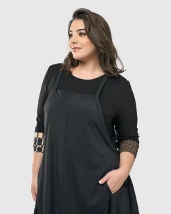 Women Alembika Tops & Tunics<Go-To Long Sleeve Top, Coffee