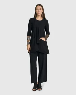 Women Alembika Tops & Tunics<Go-To Long Sleeve Top, Coffee