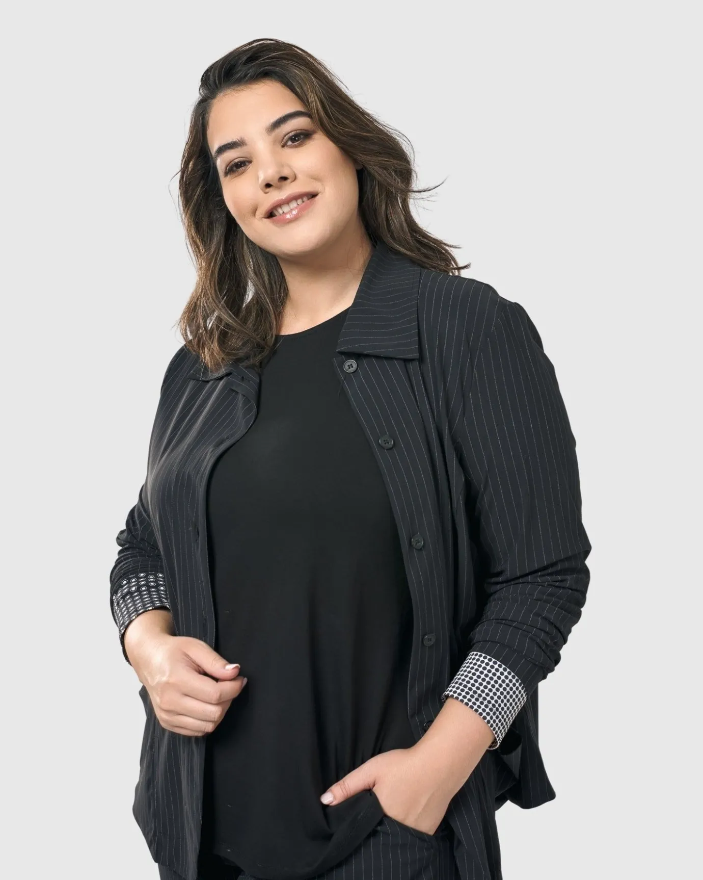 Women Alembika Tops & Tunics<Go-To Long Sleeve Top, Mono