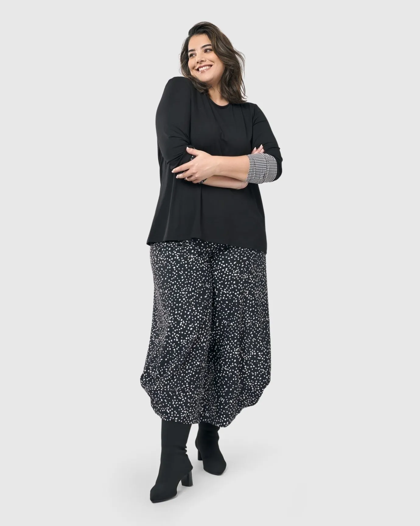Women Alembika Tops & Tunics<Go-To Long Sleeve Top, Mono