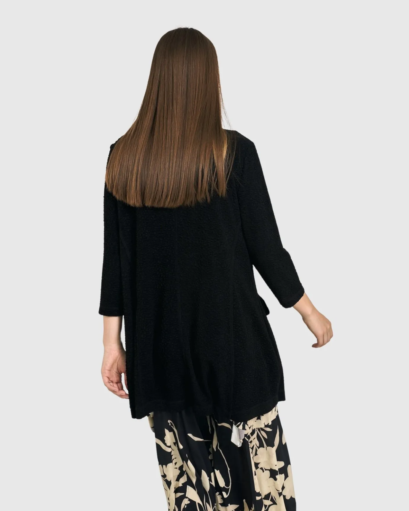 Women Alembika Plus<Granite Cardi Jacket, Black