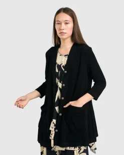 Women Alembika Jackets<Granite Cardi Jacket, Black