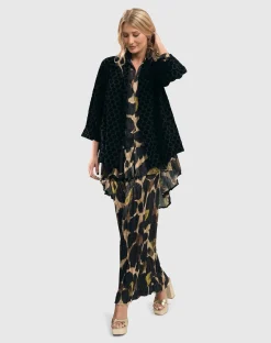 Women Alembika Plus<Hazel Crinkle Palazzo Pants, Multi