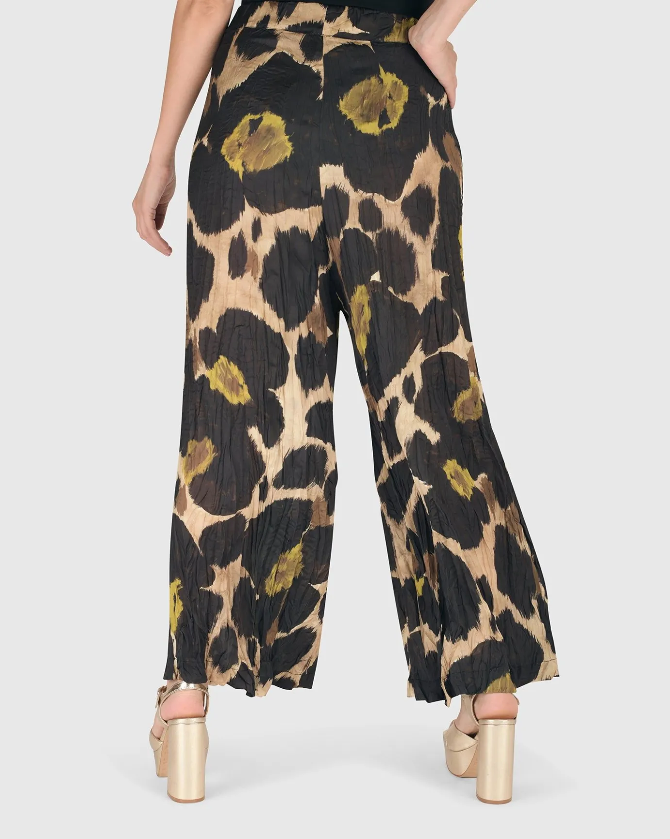Women Alembika Plus<Hazel Crinkle Palazzo Pants, Multi