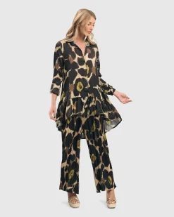 Women Alembika Plus<Hazel Crinkle Palazzo Pants, Multi