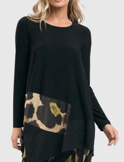 Women Alembika Tops & Tunics<Hazel Mix Media Swing Top, Multi