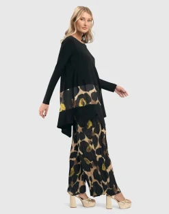 Women Alembika Tops & Tunics<Hazel Mix Media Swing Top, Multi