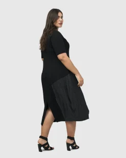 Women Alembika Plus<Hera T-Shirt Cocoon Dress, Mix