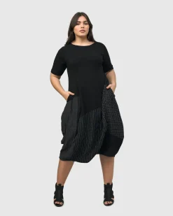 Women Alembika Dresses<Hera T-Shirt Cocoon Dress, Mix