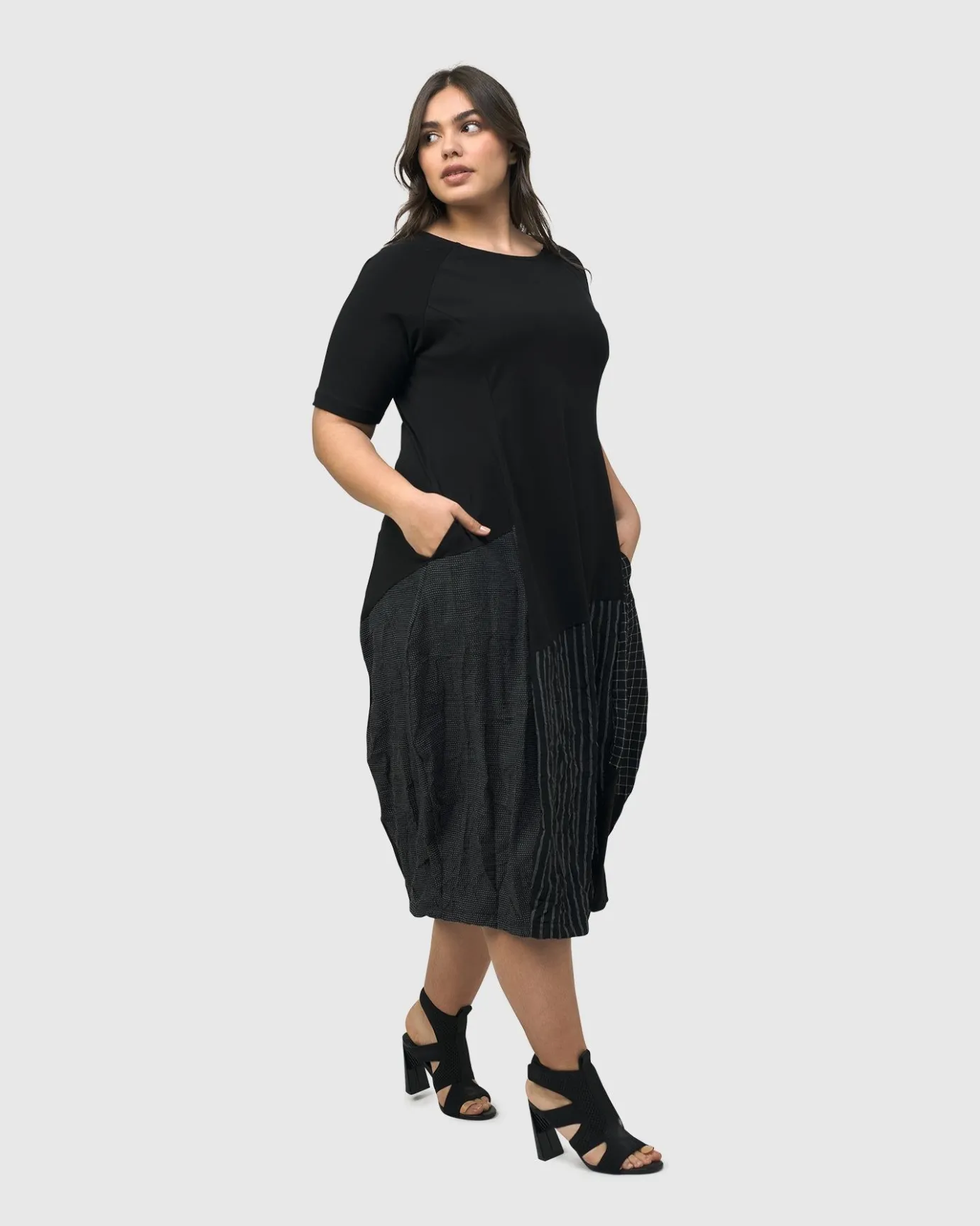Women Alembika Dresses<Hera T-Shirt Cocoon Dress, Mix