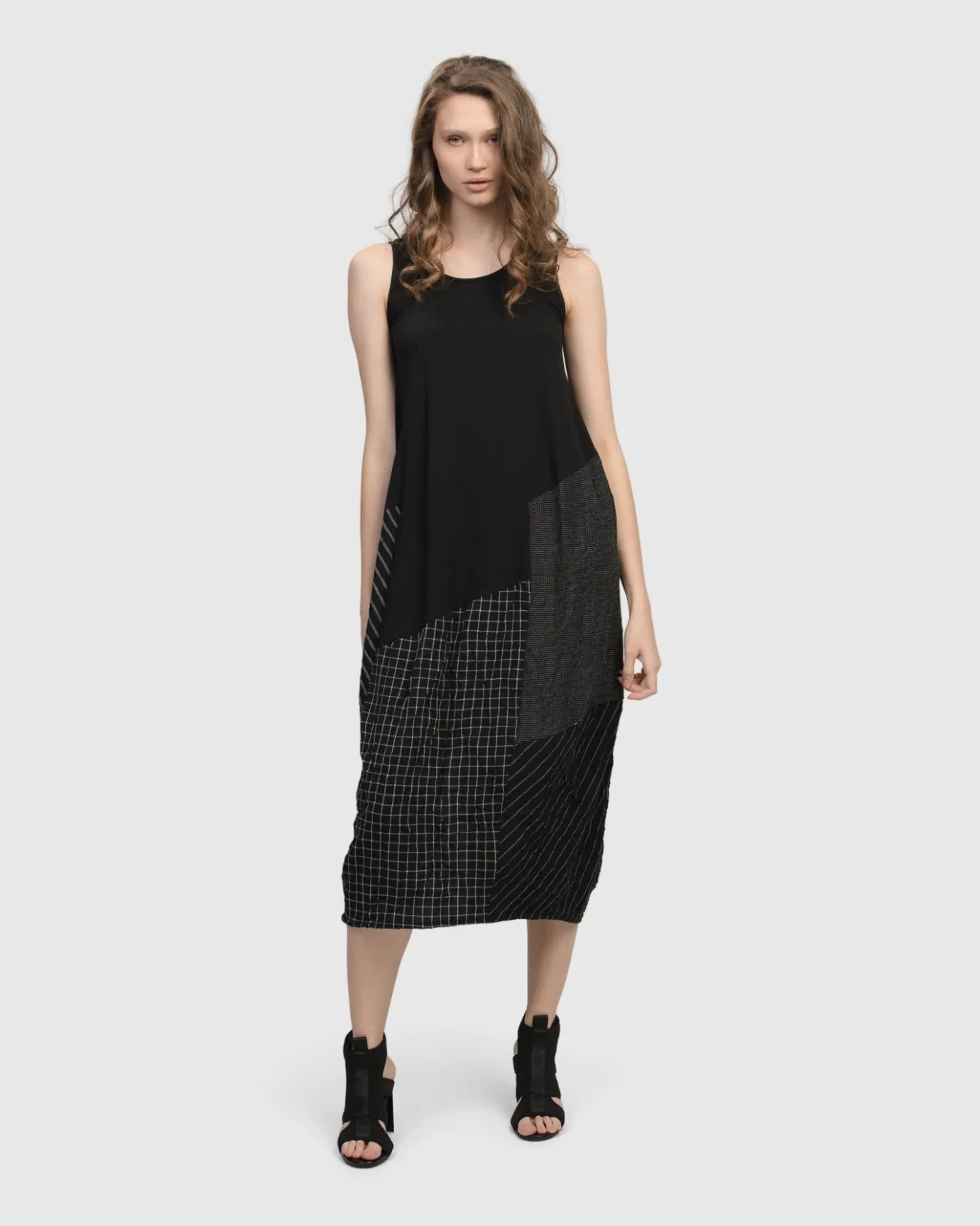 Women Alembika Plus<Hestia Sleeveless Cocoon Dress, Mix