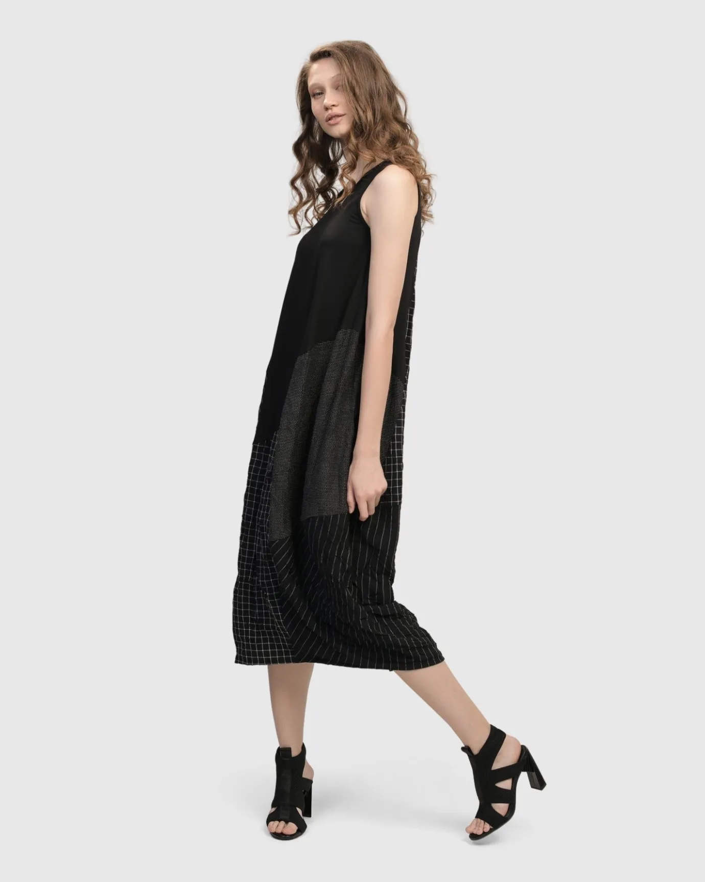 Women Alembika Plus<Hestia Sleeveless Cocoon Dress, Mix