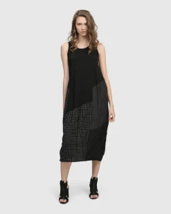 Women Alembika Dresses<Hestia Sleeveless Cocoon Dress, Mix