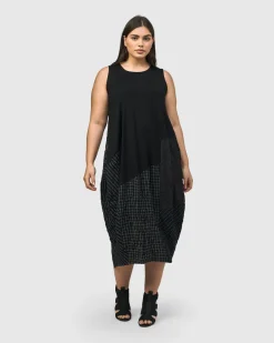 Women Alembika Dresses<Hestia Sleeveless Cocoon Dress, Mix