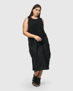 Women Alembika Dresses<Hestia Sleeveless Cocoon Dress, Mix
