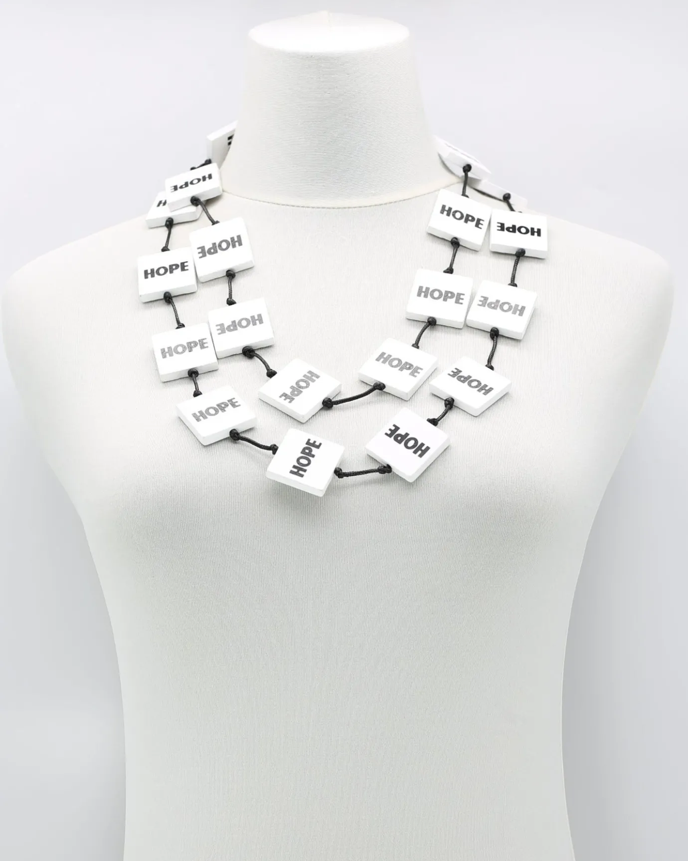 Women Alembika Accessories<Hope Squares Necklace, White