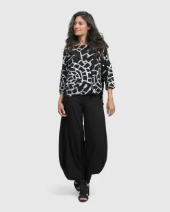 Women Alembika Tops & Tunics<Hypnotic Cutaway Boxy Top, Silver