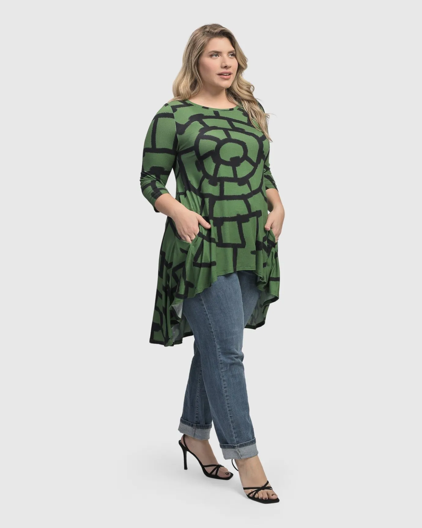Women Alembika Tops & Tunics<Hypnotic Hi-Lo Tunic Top, Clover