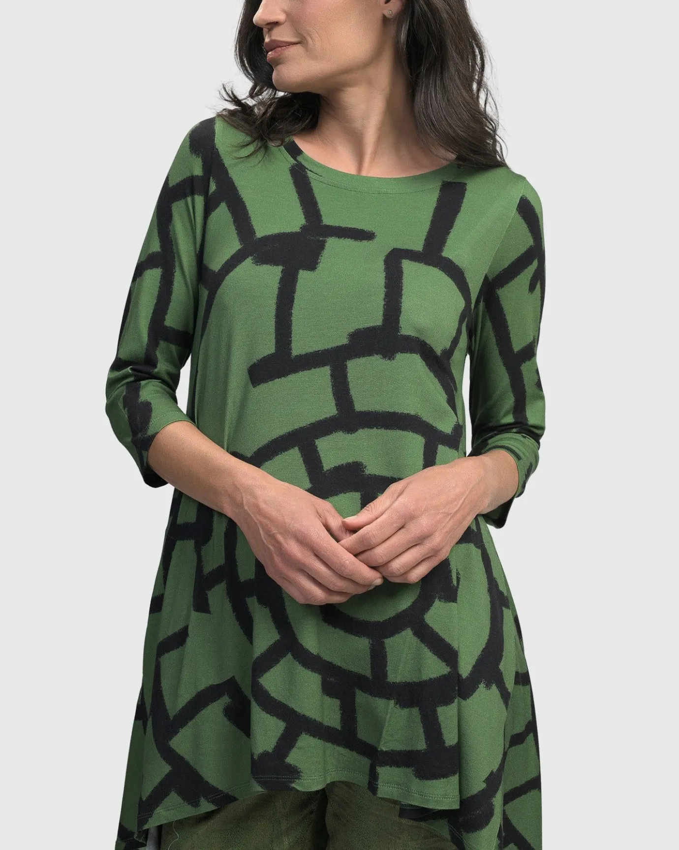 Women Alembika Tops & Tunics<Hypnotic Hi-Lo Tunic Top, Clover