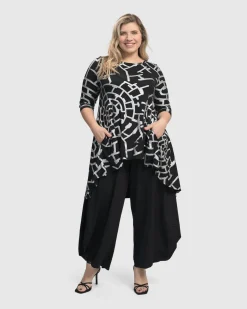 Women Alembika Tops & Tunics<Hypnotic Hi-Lo Tunic Top, Silver