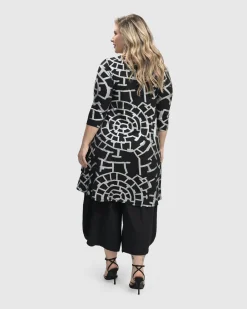 Women Alembika Tops & Tunics<Hypnotic Hi-Lo Tunic Top, Silver