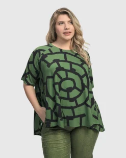 Women Alembika Tops & Tunics<Hypnotic Swing Tunic Top, Clover