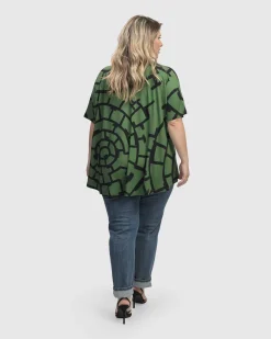 Women Alembika Tops & Tunics<Hypnotic Swing Tunic Top, Clover
