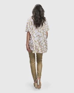 Women Alembika Tops & Tunics<Hypnotic Swing Tunic Top, Gold