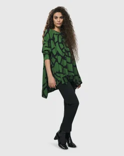 Women Alembika Plus<Hypnotic Swing Tunic Top, Clover