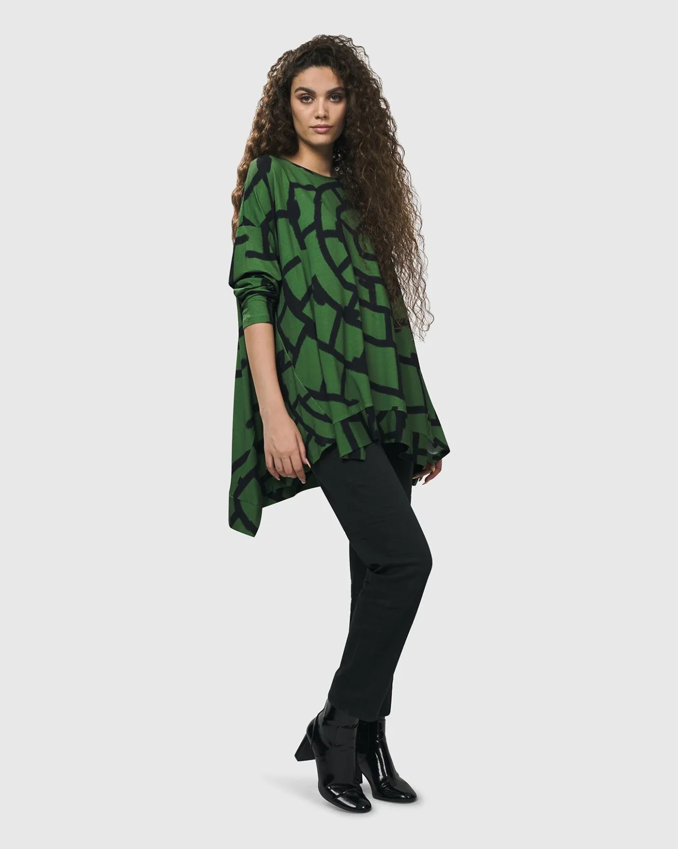 Women Alembika Plus<Hypnotic Swing Tunic Top, Clover