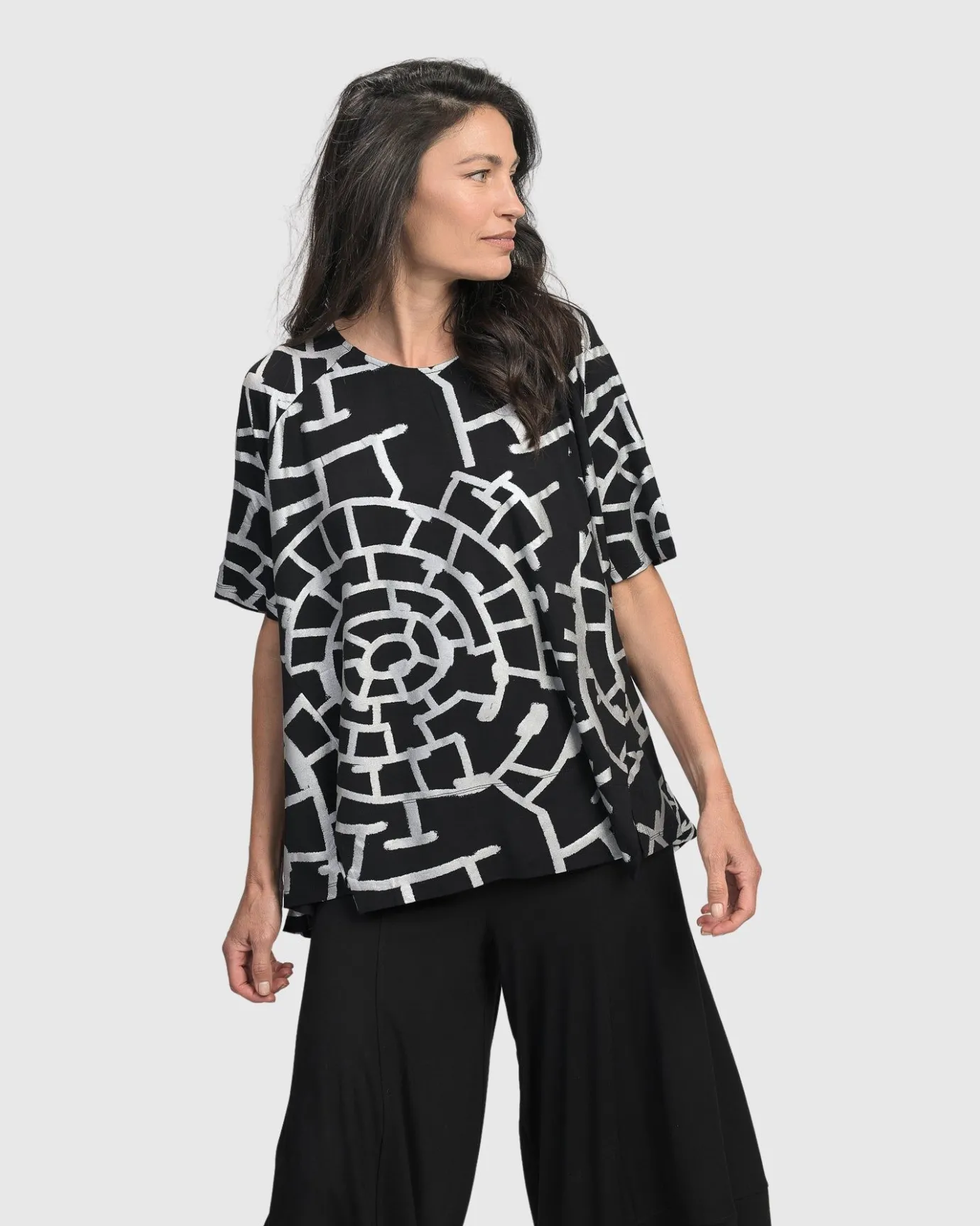Women Alembika Tops & Tunics<Hypnotic Swing Tunic Top, Silver