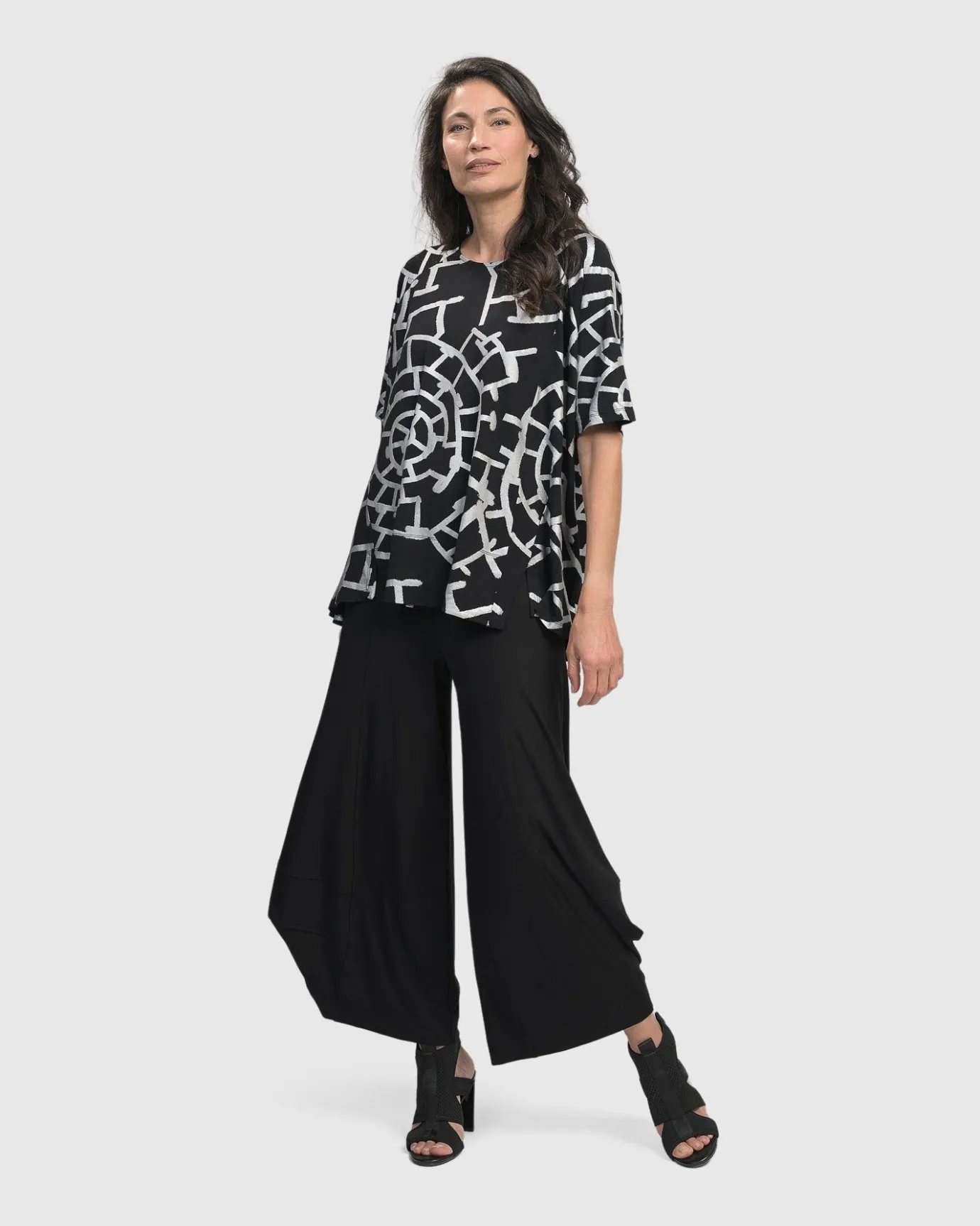 Women Alembika Tops & Tunics<Hypnotic Swing Tunic Top, Silver