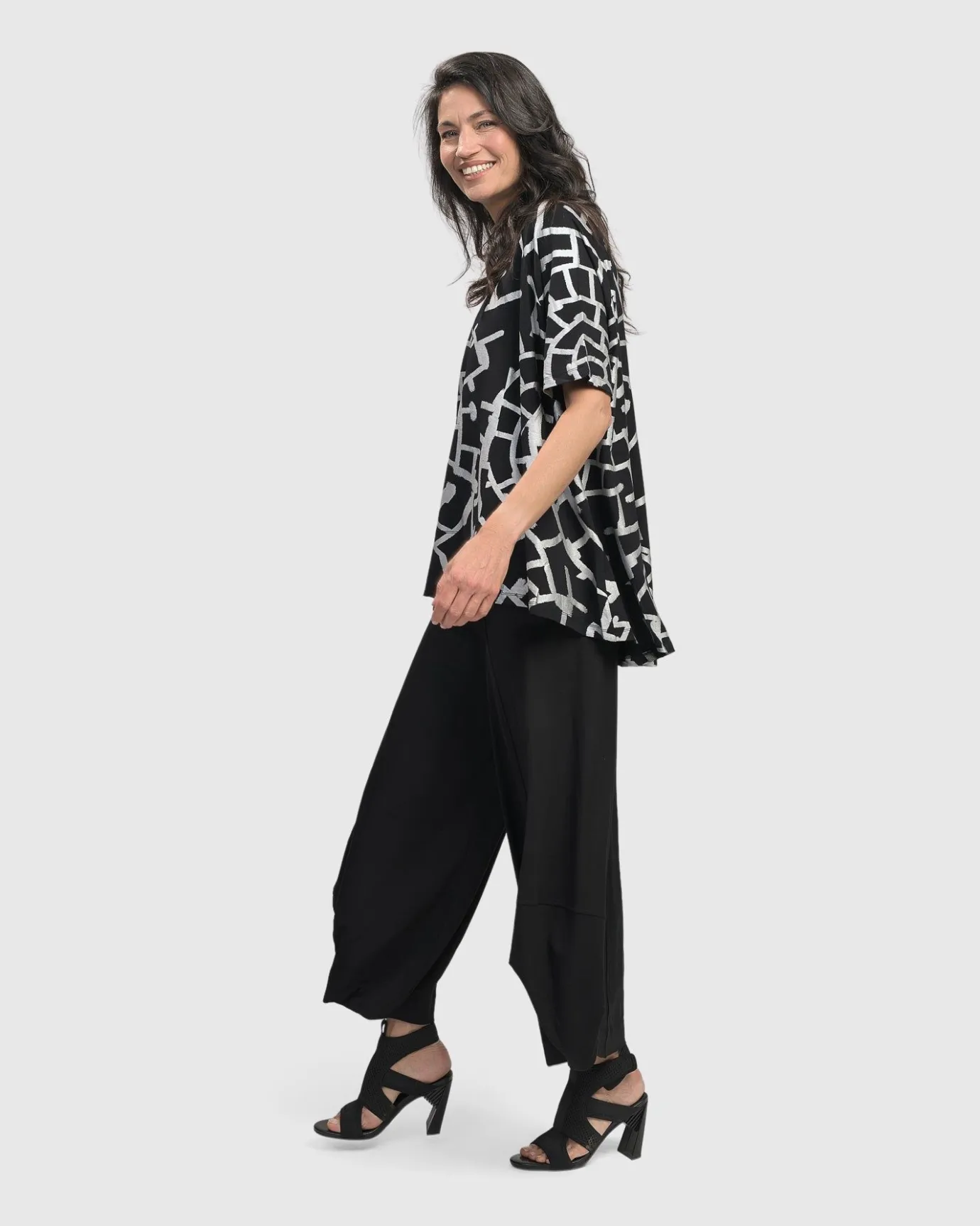 Women Alembika Tops & Tunics<Hypnotic Swing Tunic Top, Silver