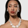 Women Alembika Accessories<Ice Faceted Clip Earrings, Frost