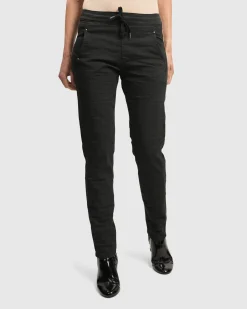Women Alembika Pants & Skirts<Iconic Jeans Desires, Black