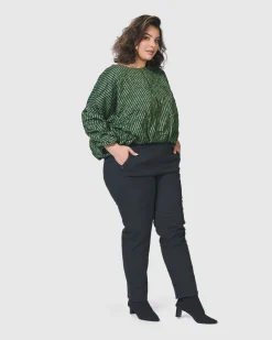 Women Alembika Pants & Skirts<Iconic Jeans Desires, Black