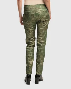 Women Alembika Pants & Skirts<Iconic Jeans Desires, Green
