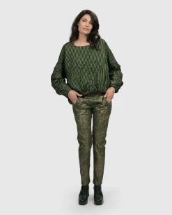 Women Alembika Pants & Skirts<Iconic Jeans Desires, Green