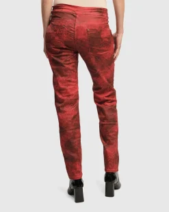 Women Alembika Pants & Skirts<Iconic Jeans Desires, Red