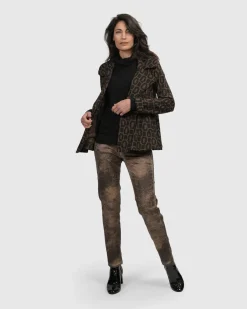 Women Alembika Pants & Skirts<Iconic Jeans Desires, Sepia