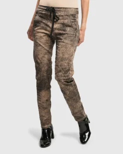 Women Alembika Pants & Skirts<Iconic Jeans Desires, Sepia