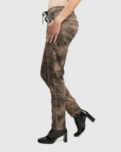 Women Alembika Pants & Skirts<Iconic Jeans Desires, Sepia