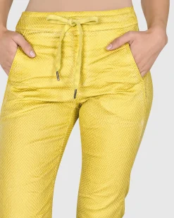 Women Alembika Pants & Skirts<Iconic Stretch Jeans, Honey Snake