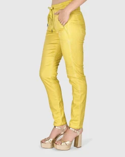 Women Alembika Pants & Skirts<Iconic Stretch Jeans, Honey Snake