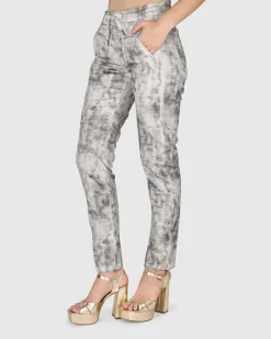 Women Alembika Pants & Skirts<Iconic Stretch Jeans, Marble