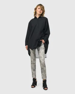 Women Alembika Pants & Skirts<Iconic Stretch Jeans, Marble