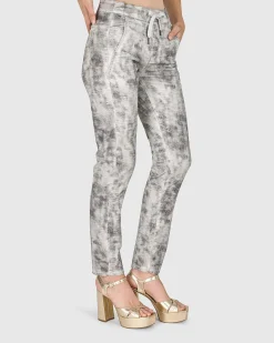 Women Alembika Pants & Skirts<Iconic Stretch Jeans, Marble